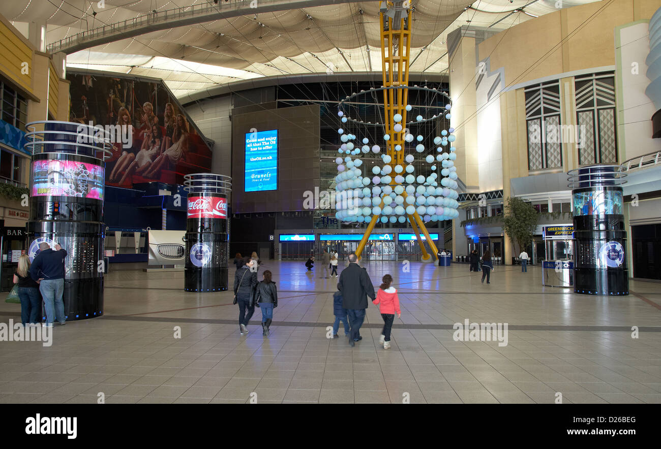 Londres, Royaume-Uni, le O2 - Salle de banquets et salle de Concert Banque D'Images