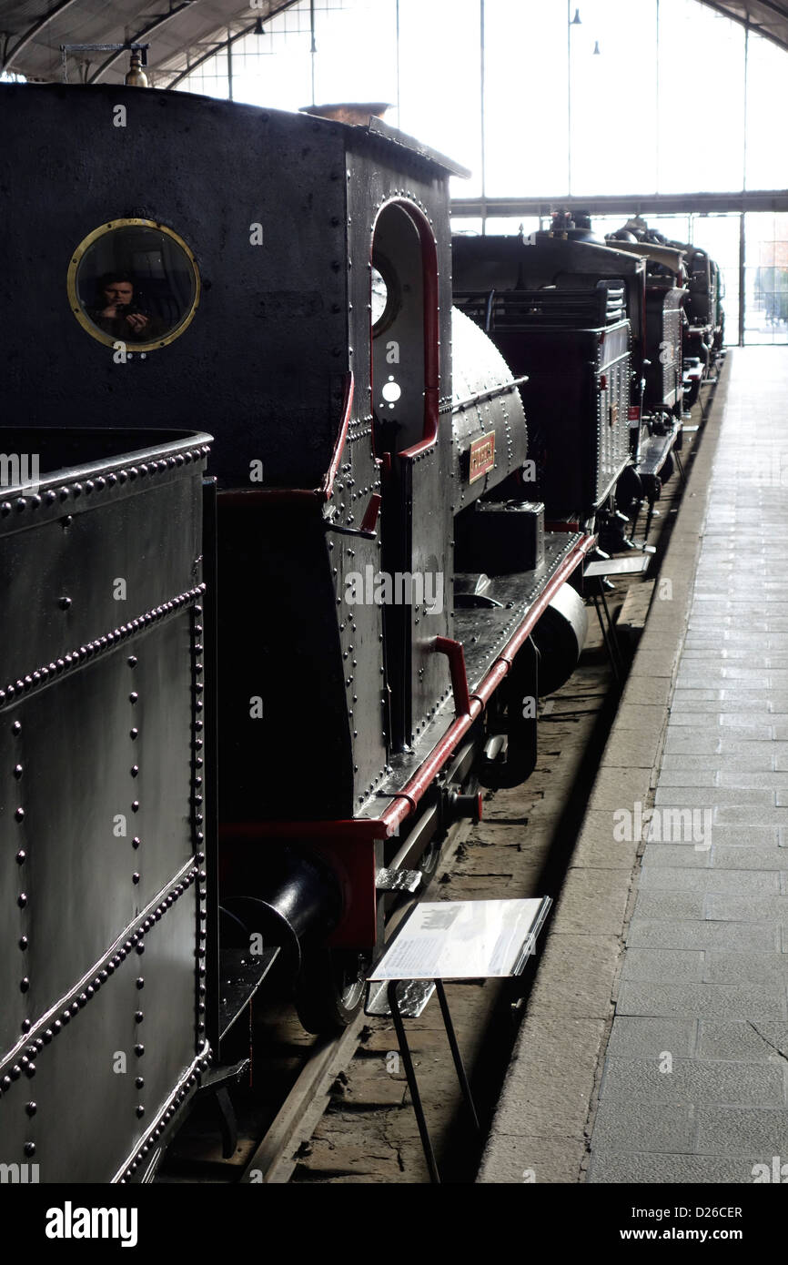 Museo ferrocarril musée train de madrid espagne historique old vintage antique Banque D'Images