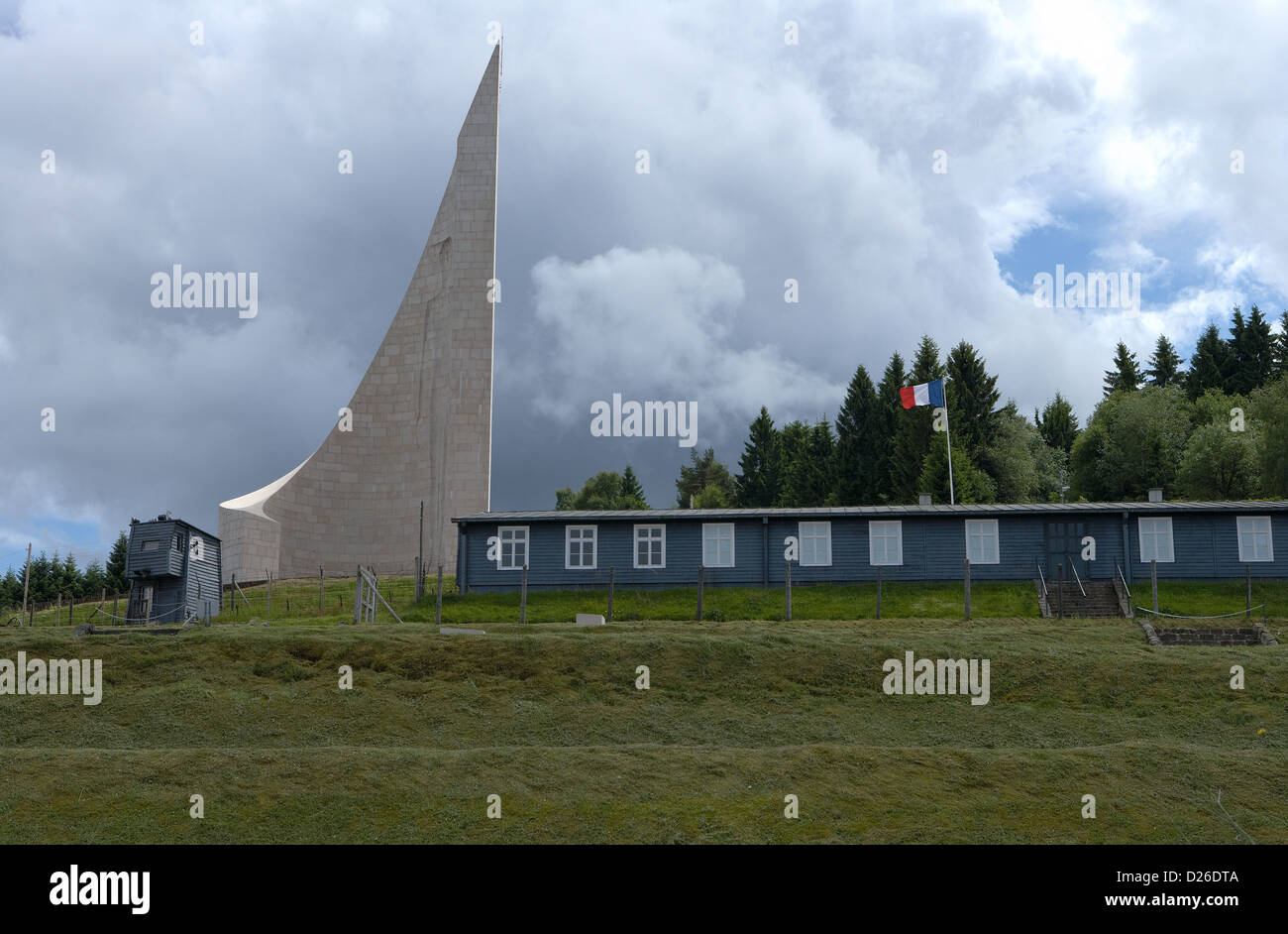 Natzwiller, France, le mémorial de l'ancien camp de concentration de Natzweiler-Struthof Banque D'Images