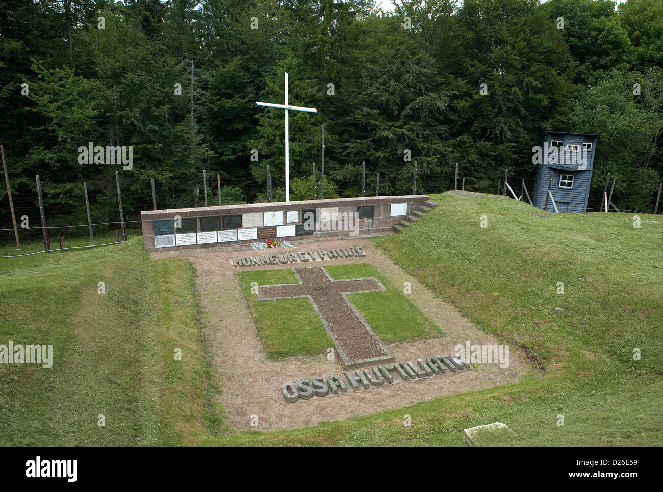 Natzwiller, France, Ruhestaette assassiné les détenus à Natzweiler-Struthof Banque D'Images