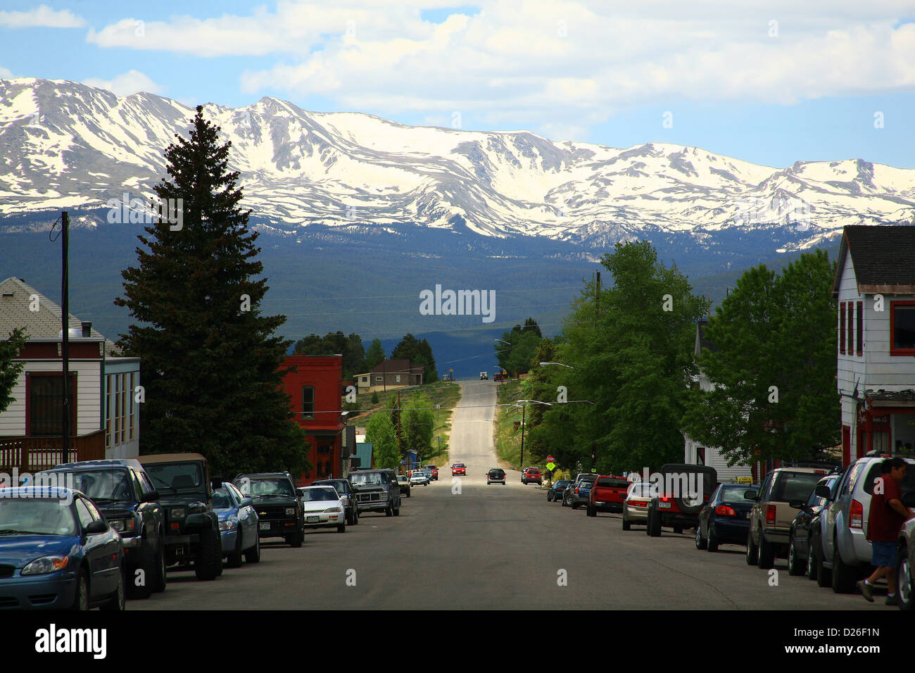 Sur la montagne à Leadville CO Banque D'Images