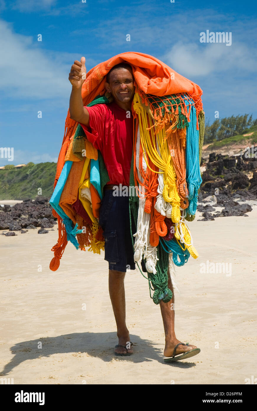 Brésilien hawker Banque D'Images