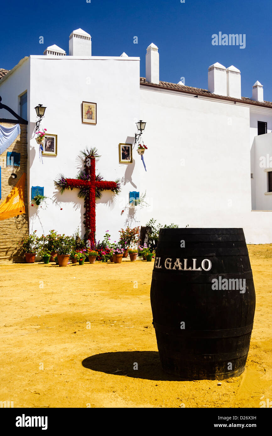 'Dia de la cruz', jour de la Croix festival. Cordoue, Andalousie, Espagne Banque D'Images