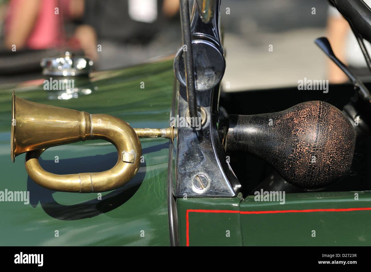 Corne sur une Ford A de 1929 Banque D'Images