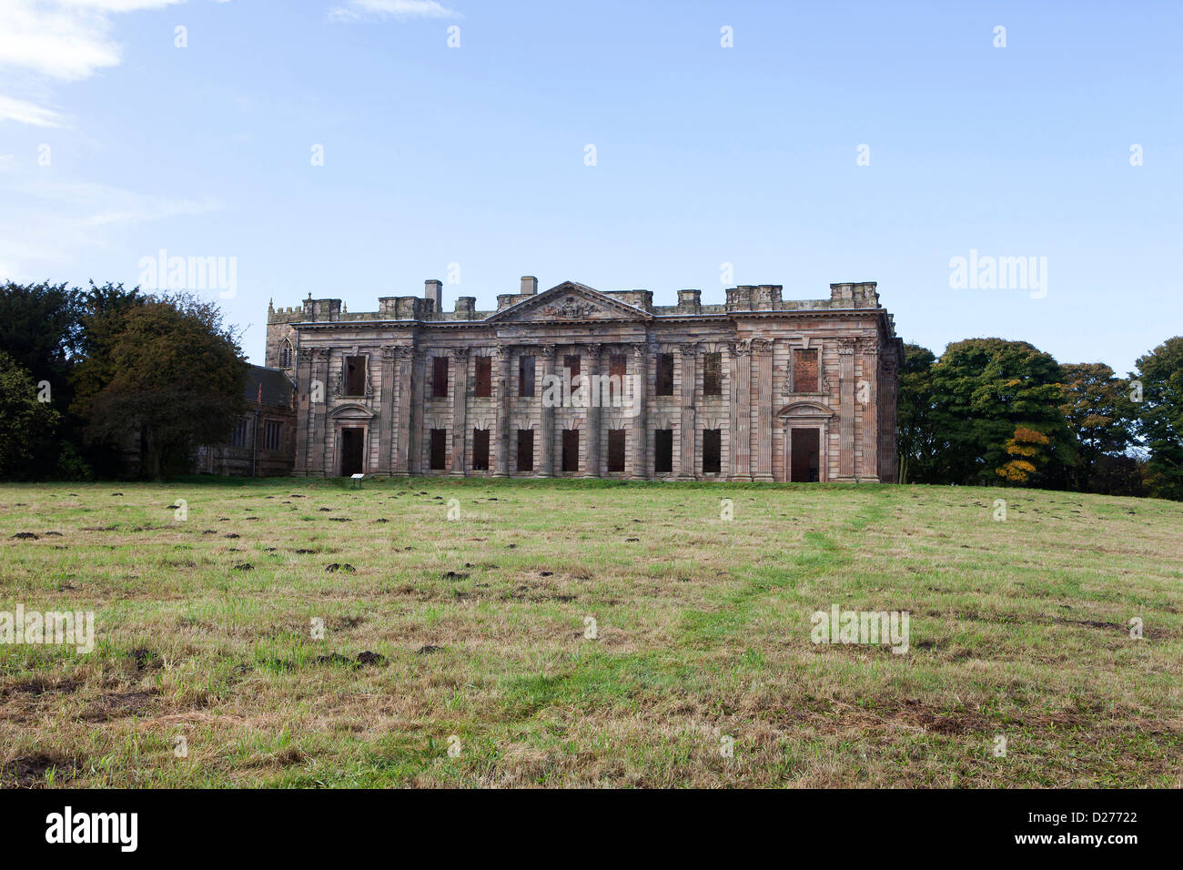 Sutton Scarsdale Hall, près de Chesterfield Derbyshire, Angleterre, Royaume-Uni Banque D'Images