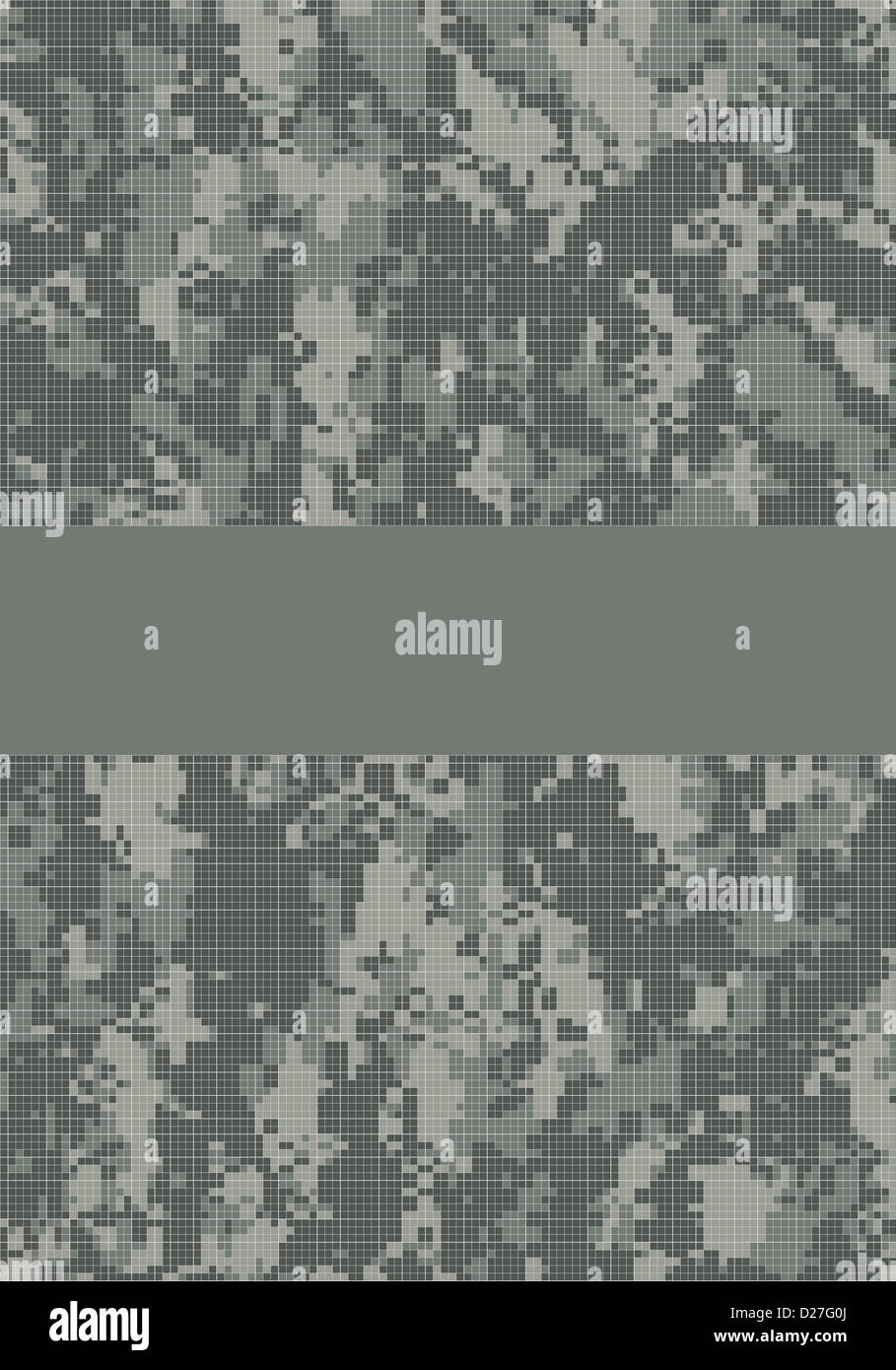 Page de titre de camouflage Banque D'Images