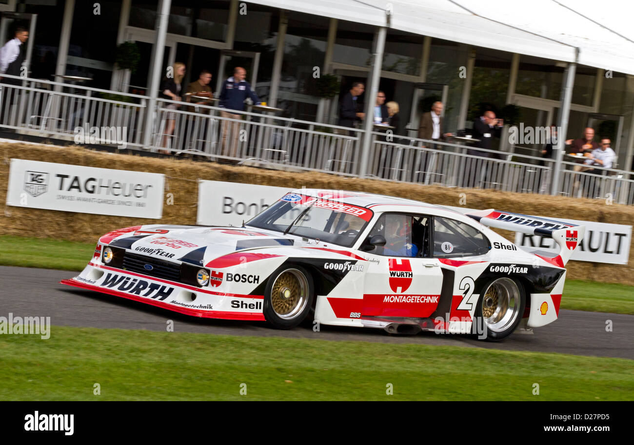 Photo Presse Originale Ford Capri Zakspeed, Voiture De Course, Donington 1980