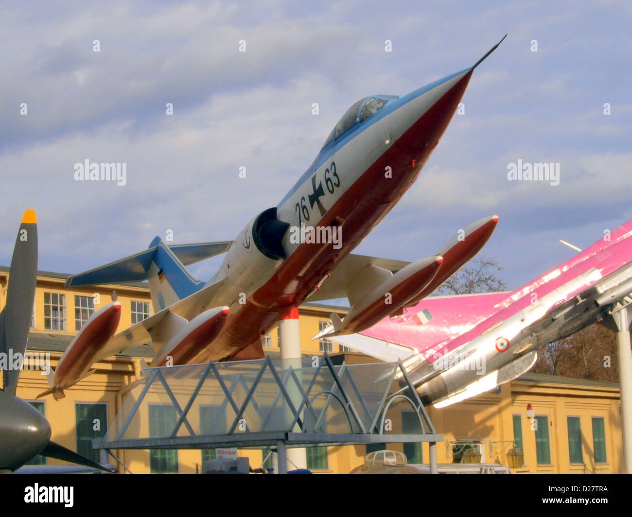 Technik Museum Speyer, Allemagne.Lockheed F-104 Starfighter 26 +63 Banque D'Images