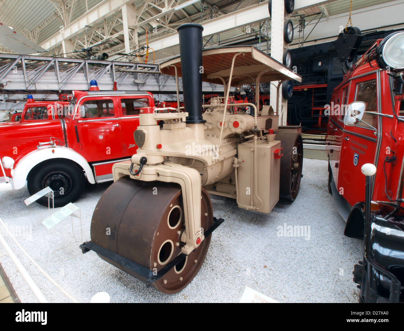 Technik Museum Speyer, Allemagne.B 1937 Ruthemeyer à vapeur Banque D'Images