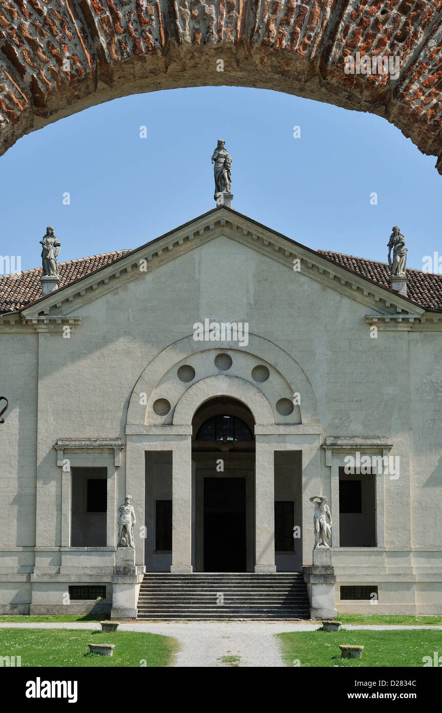 Pojana majeur. L'Italie. Villa Pojana / Poiana. Andrea Palladio 1548/9. Banque D'Images