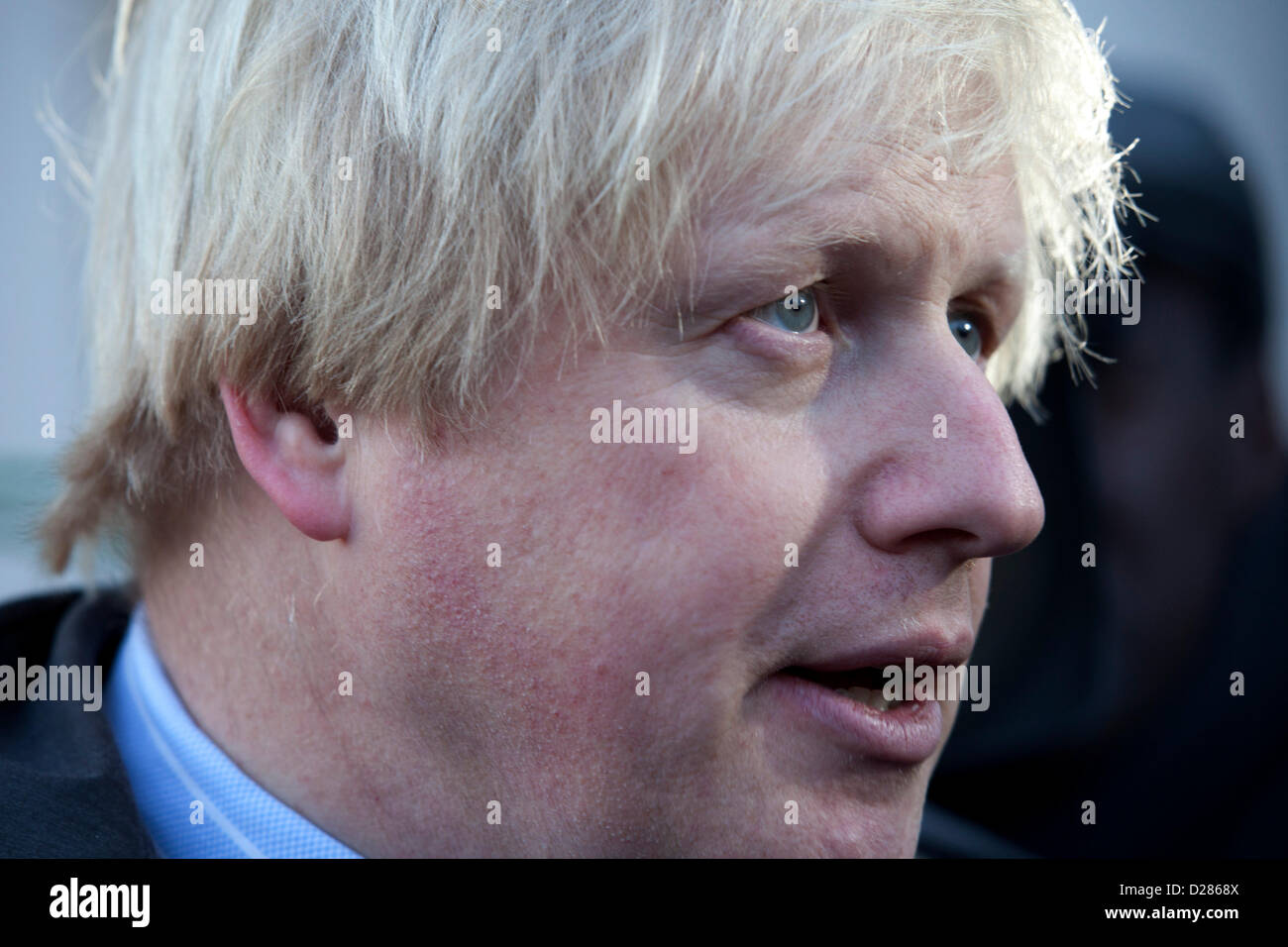 Le maire de Londres Boris Johnson. Banque D'Images