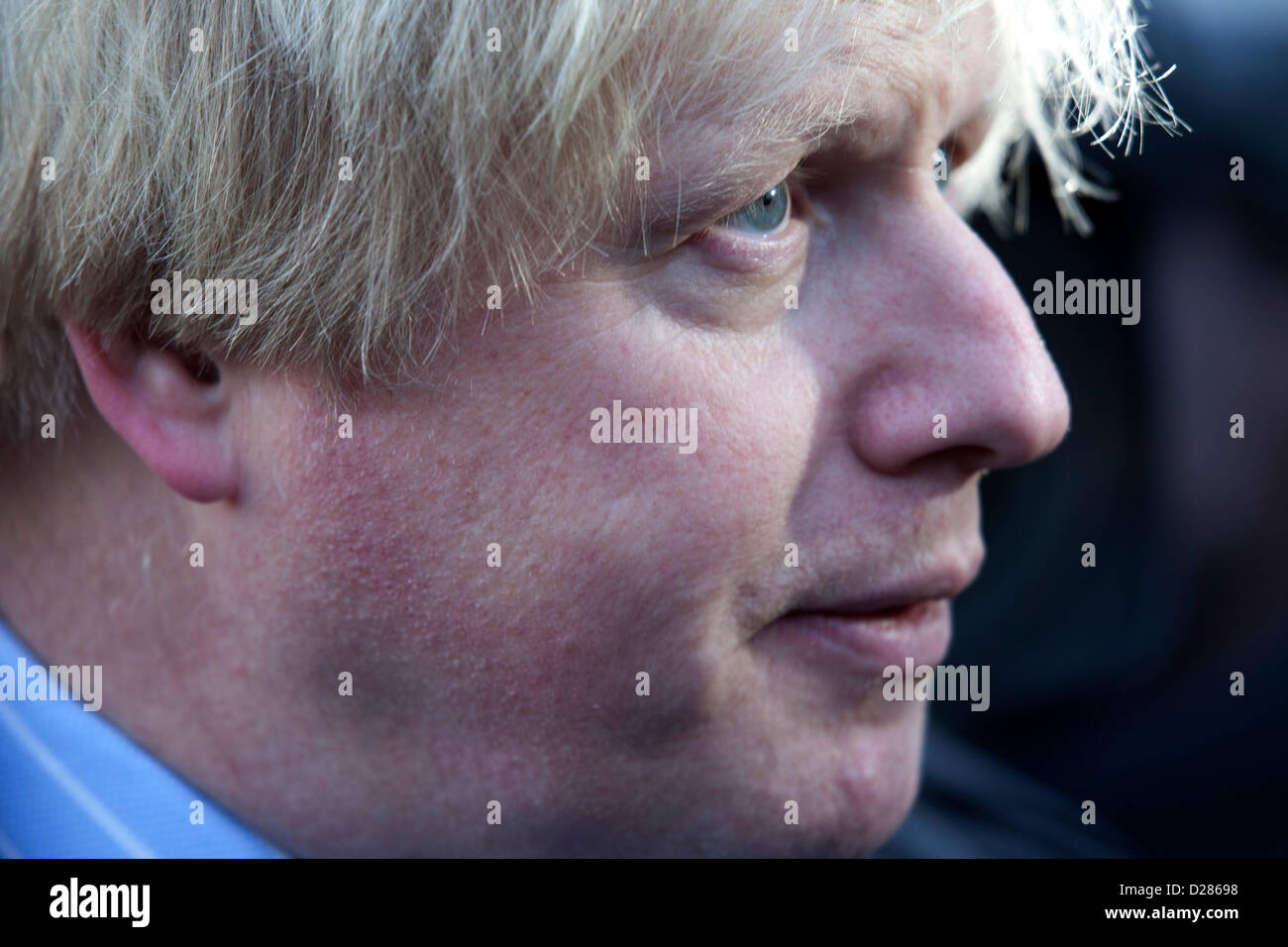 Le maire de Londres Boris Johnson. Banque D'Images