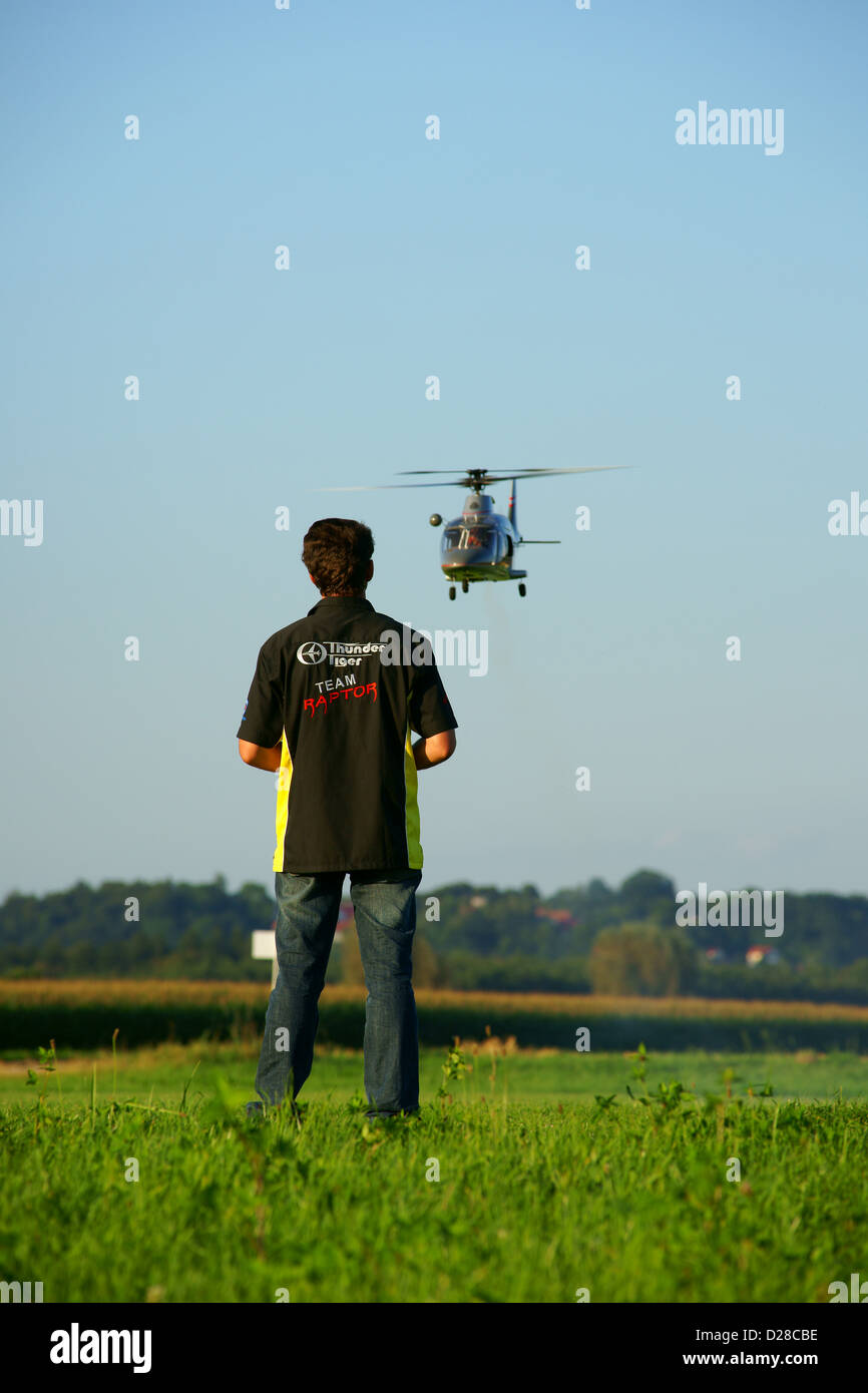 Hélicoptère, vol, contrôle Radio, RC Photo Stock - Alamy