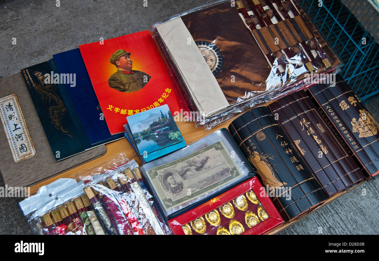 Cat Street Market Stall, Hong Kong Banque D'Images