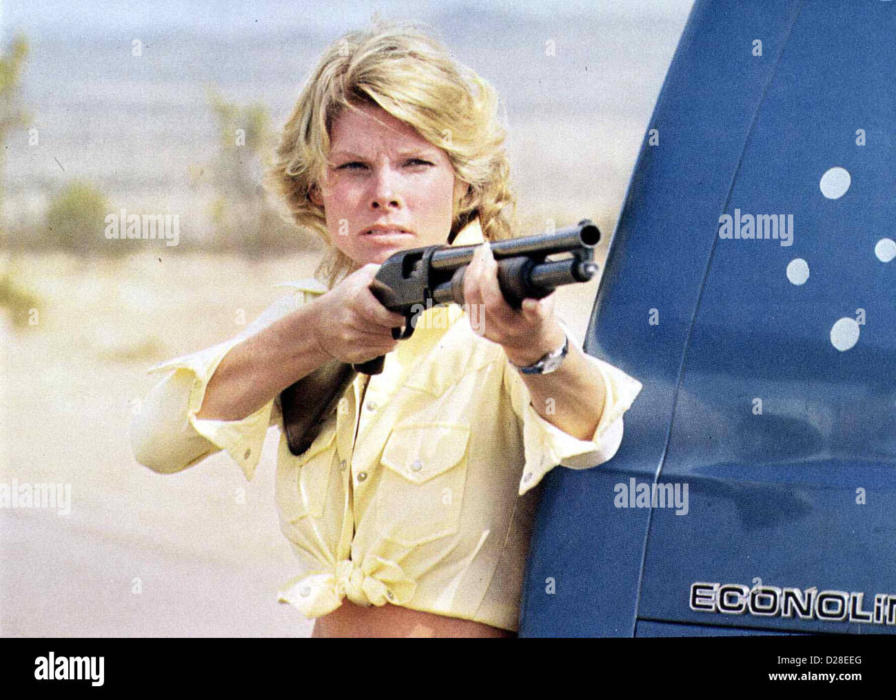 Keine Gnade, M. Dee Activités de Cathy Lee Crosby Lynn Strong (Cathy Lee Crosby) weiss sich zu wehren.. *** *** Légende locale Banque D'Images