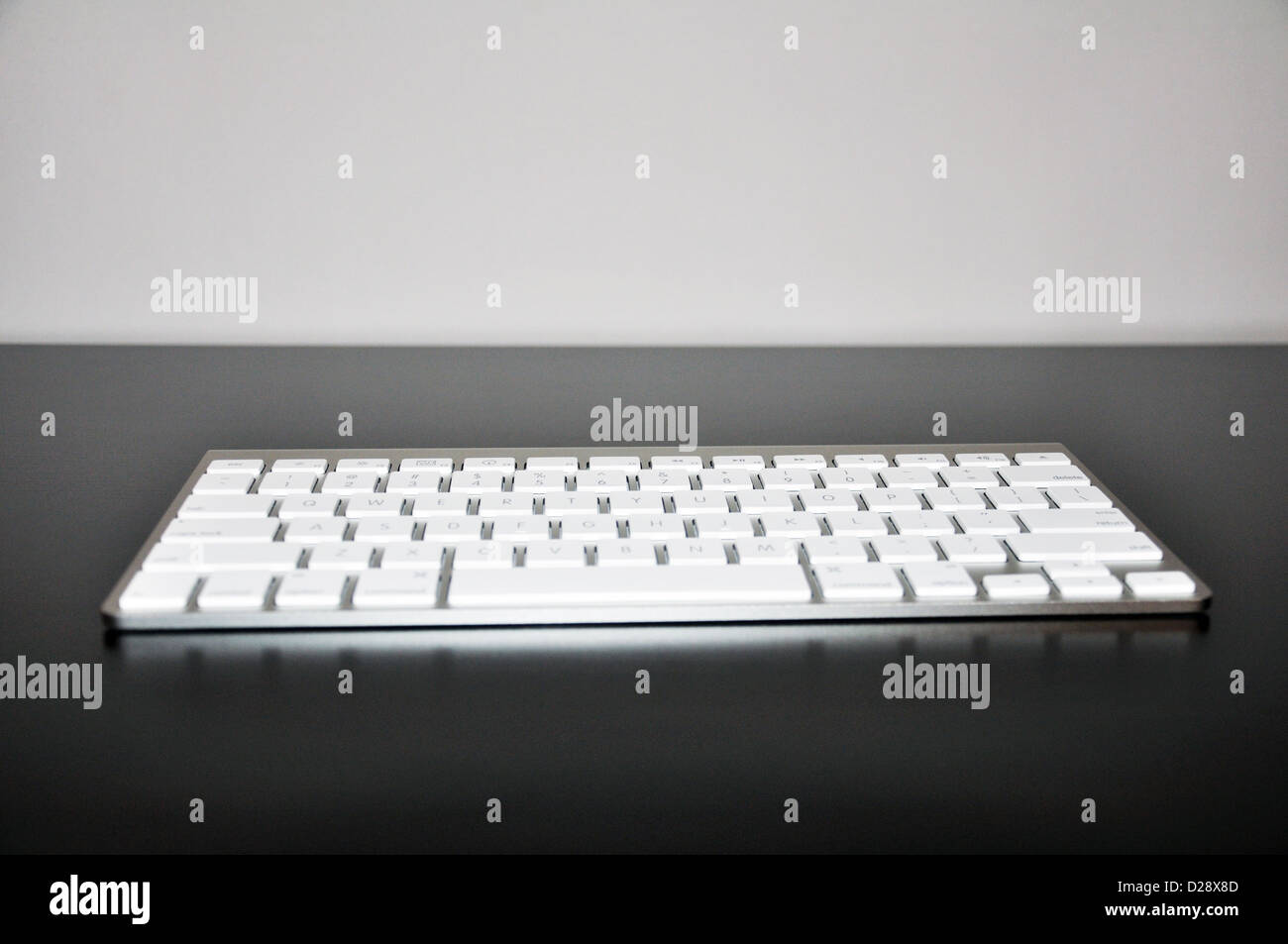 Clavier sans fil Apple Banque D'Images