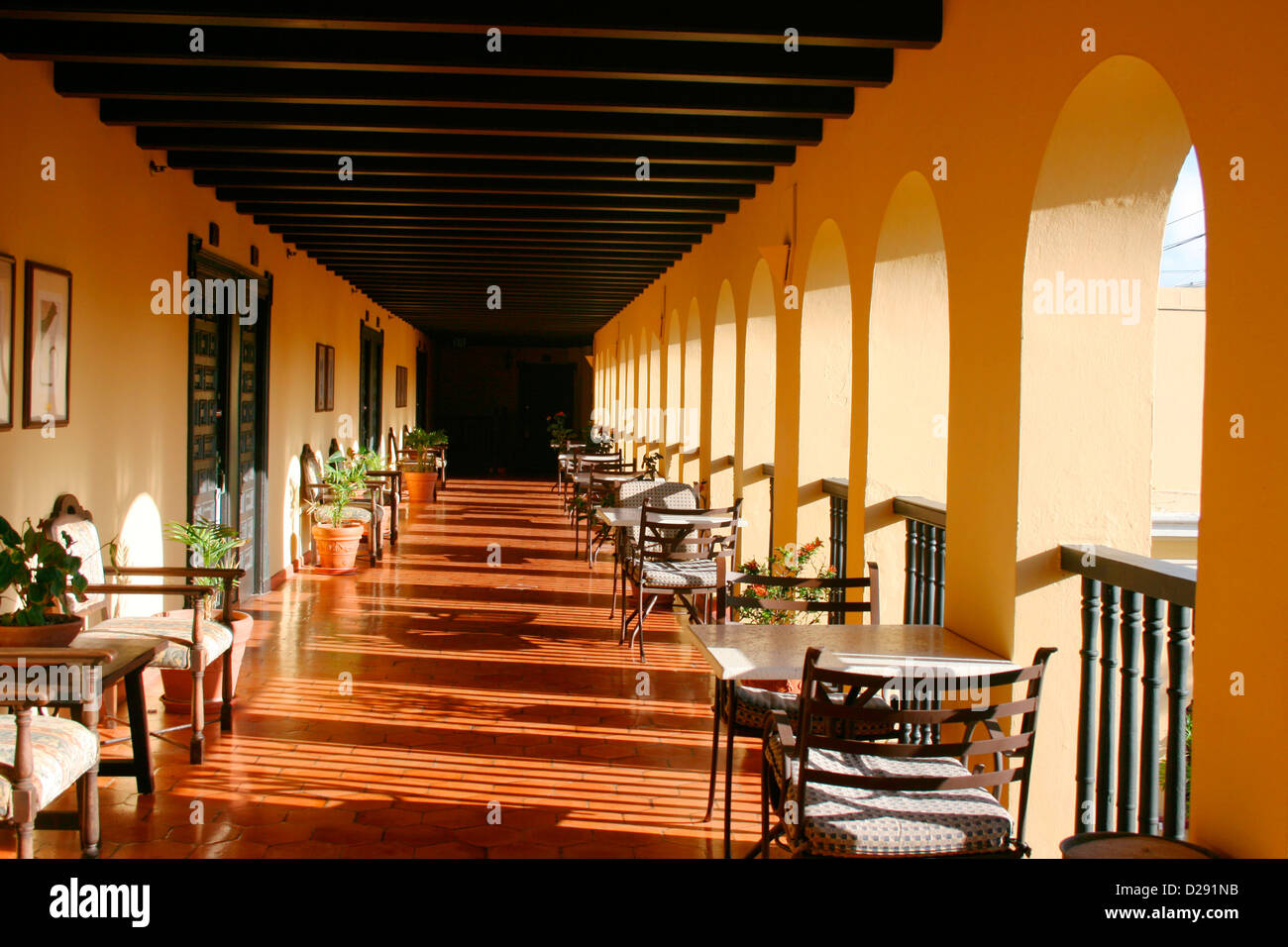 Puerto Rico, El Convento Hotel dans le Vieux San Juan Banque D'Images