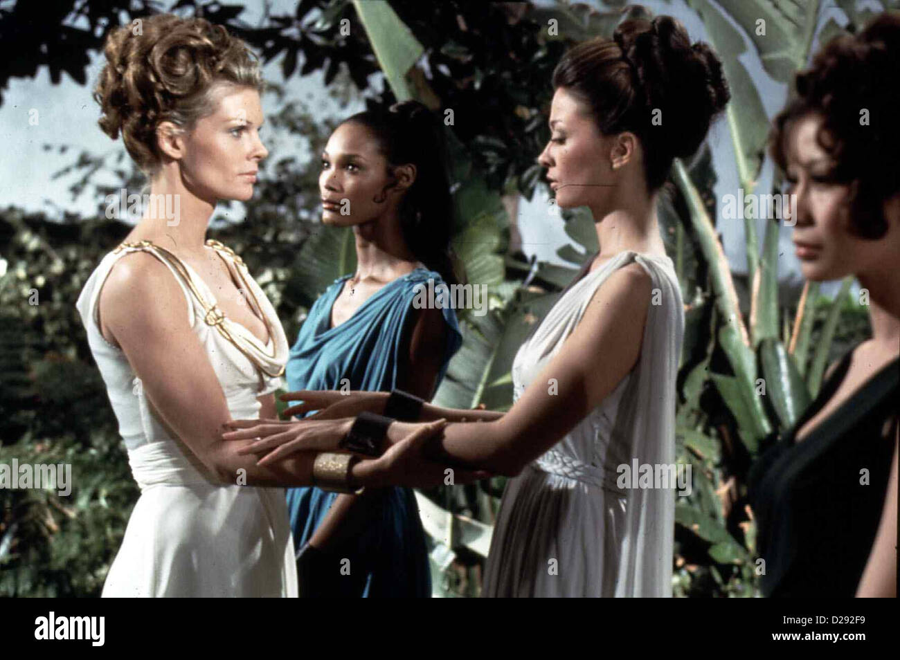 Wonder Woman Wonder Woman Cathy Lee Crosby, Beverly Gill, Anitra Ford, Sandy Gaviola Die Amazone Diana Prince (Cathy Lee Banque D'Images