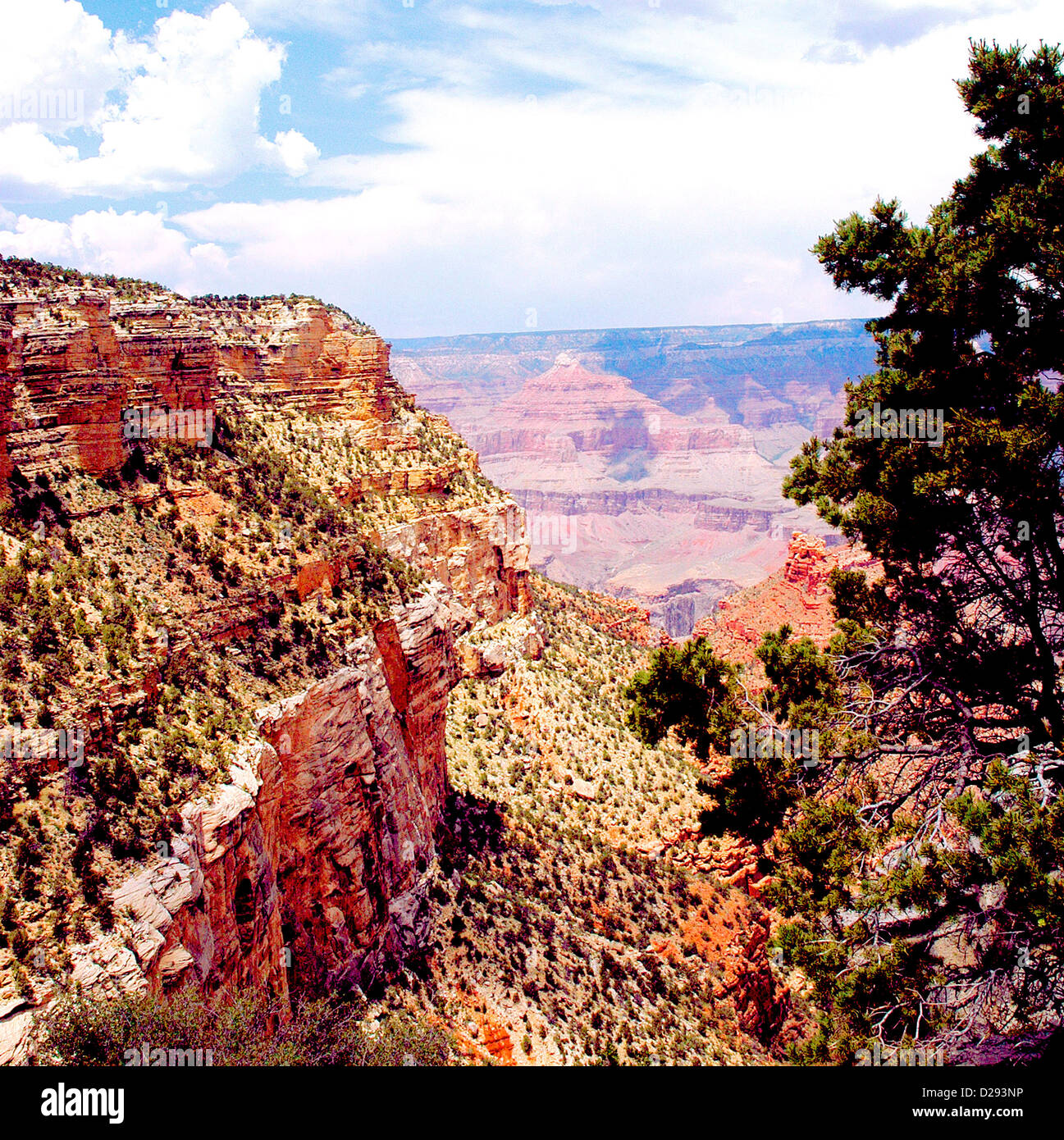 Grand Canyon, South Rim Géologie Banque D'Images