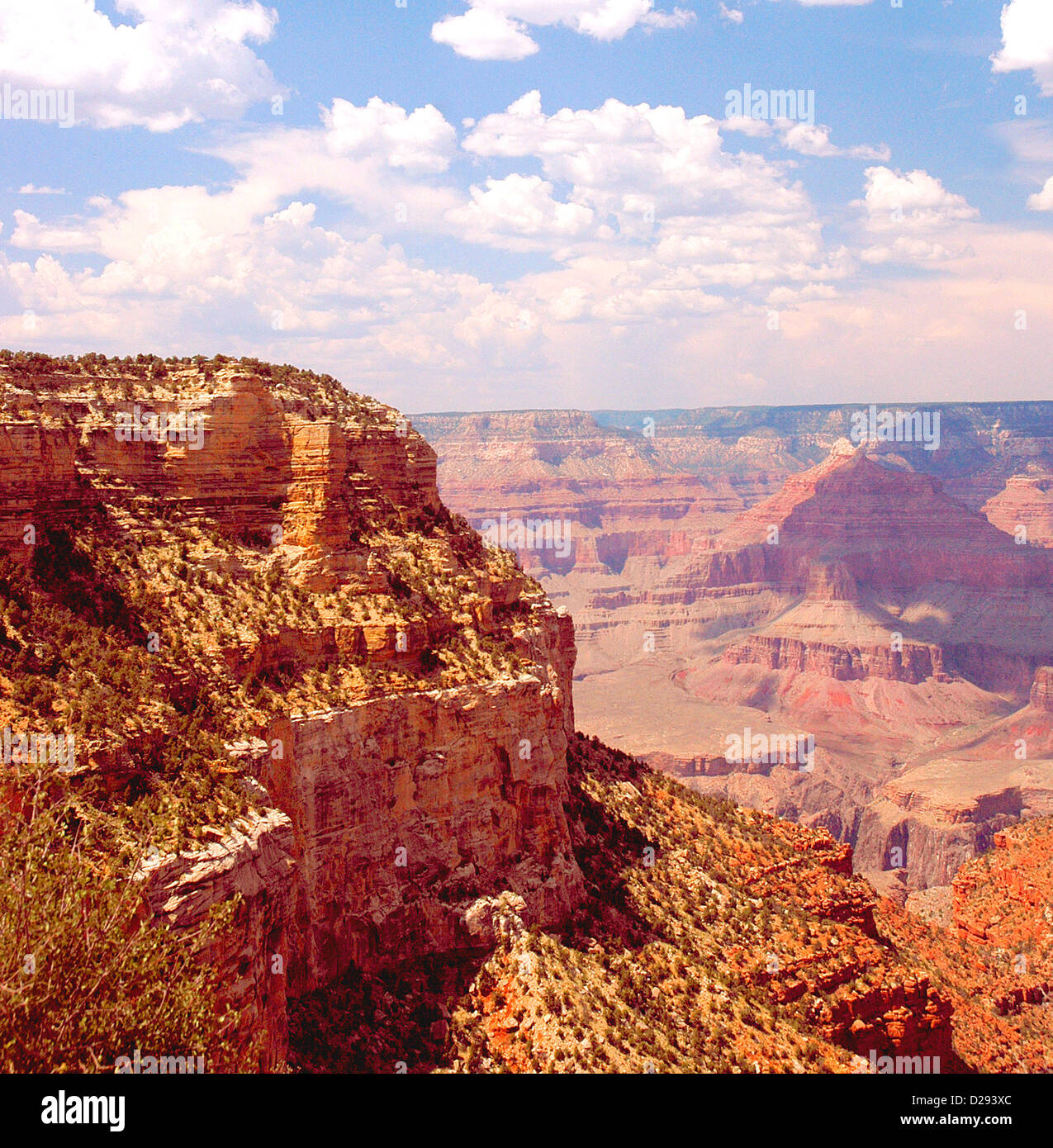 La géologie du Grand Canyon South Rim ; Banque D'Images