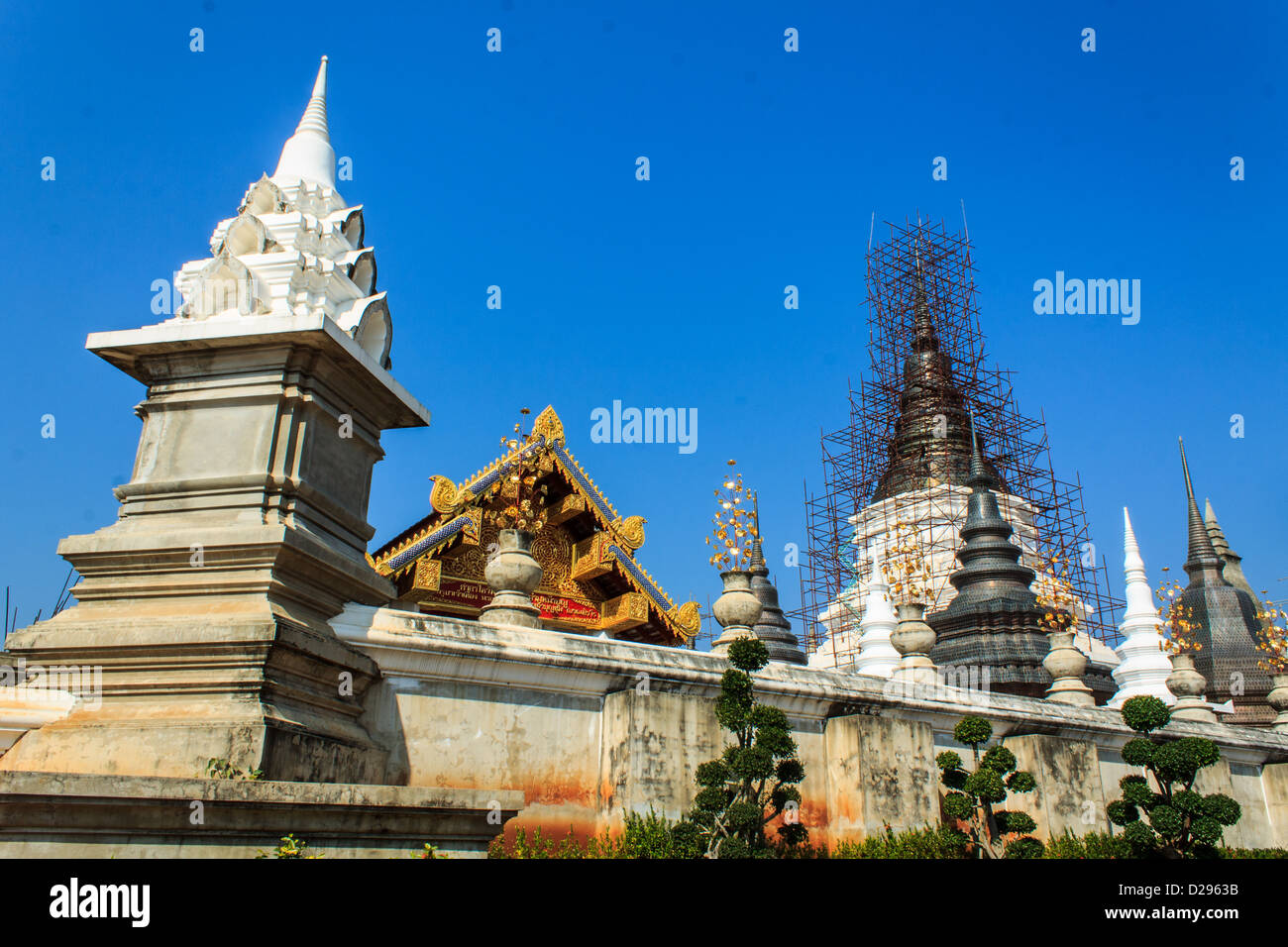 Wat Ban Den, Maetang Chiangmai Thai Temple Banque D'Images