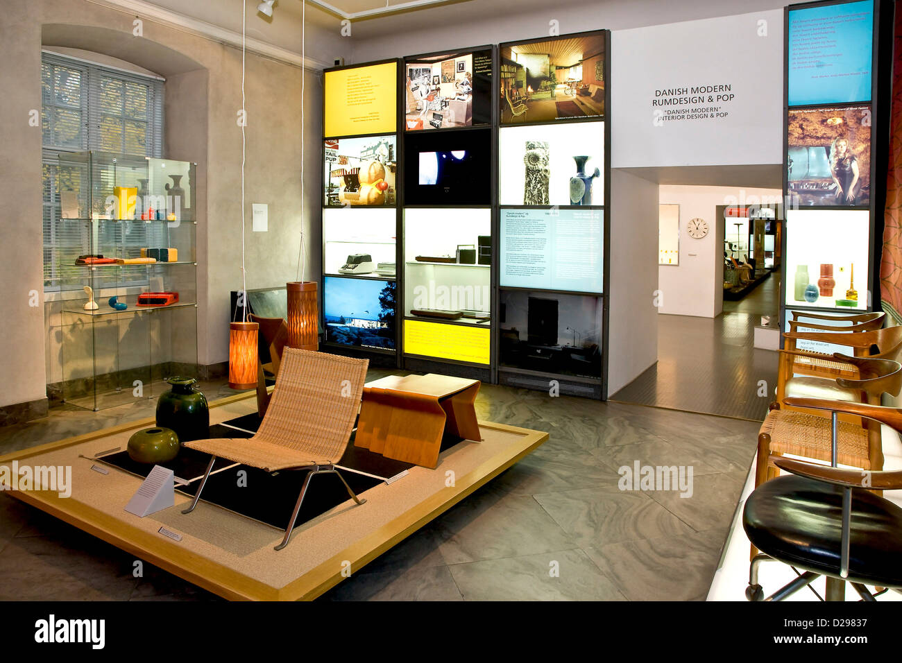 Exposition au Musée de Danois Banque D'Images