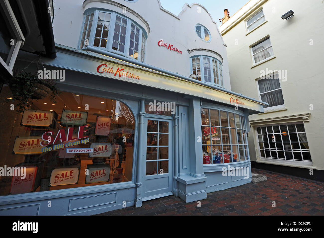 La boutique Cath Kidston de Lanes Brighton, Royaume-Uni, est maintenant fermée bas Banque D'Images