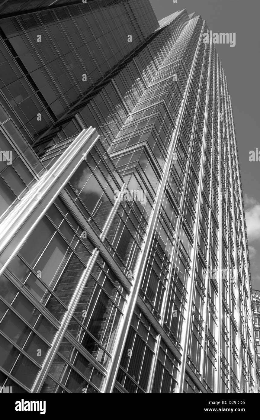 Gratte-ciel à Canary Wharf à Londres, Angleterre Banque D'Images