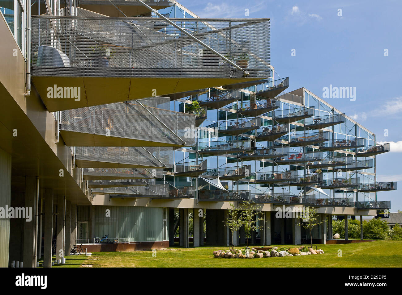 Appartement moderne dans maison Copenhage Banque D'Images