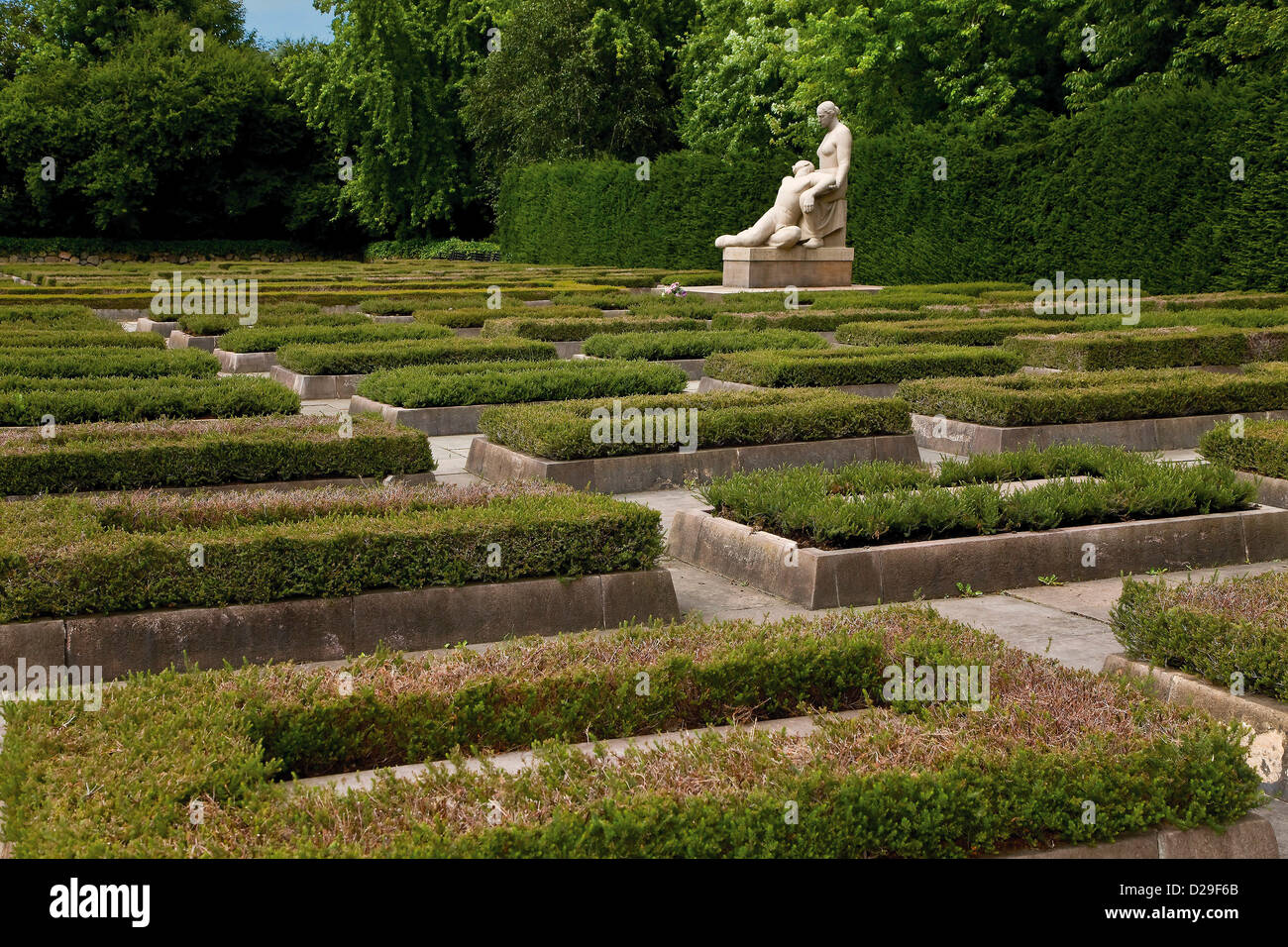 Mindelunden Memorial Park Banque D'Images