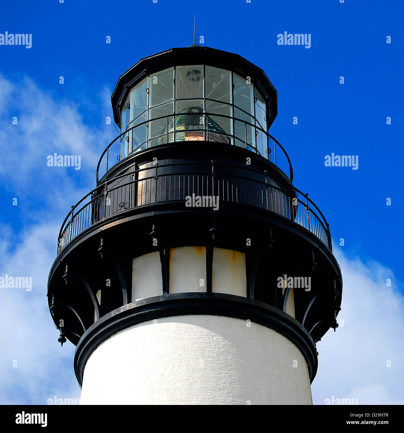 Phare, parc d'état de Yaquina Bay Banque D'Images