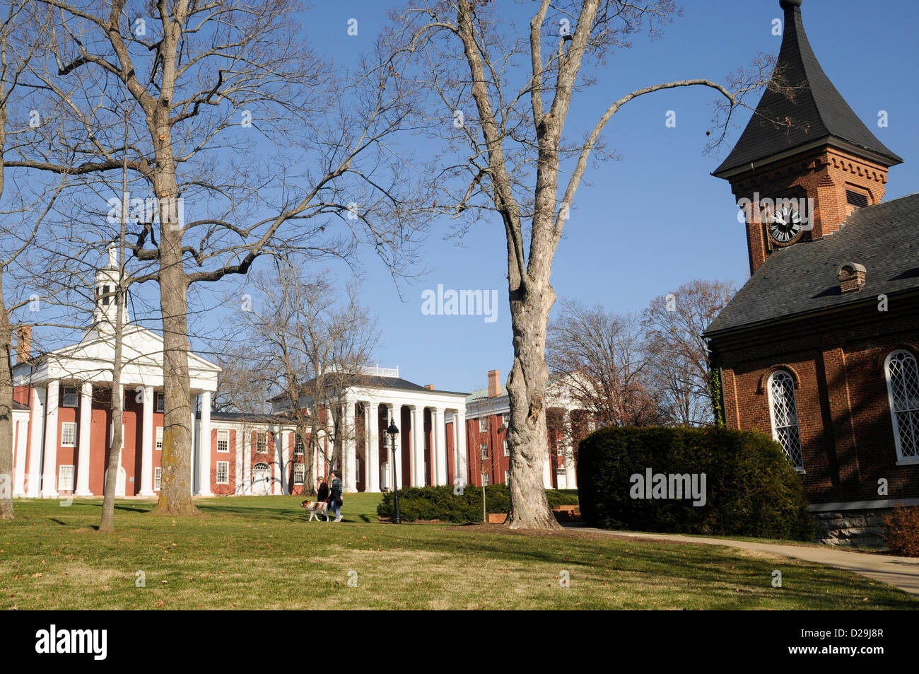 Washington et Lee College, Virginie Banque D'Images