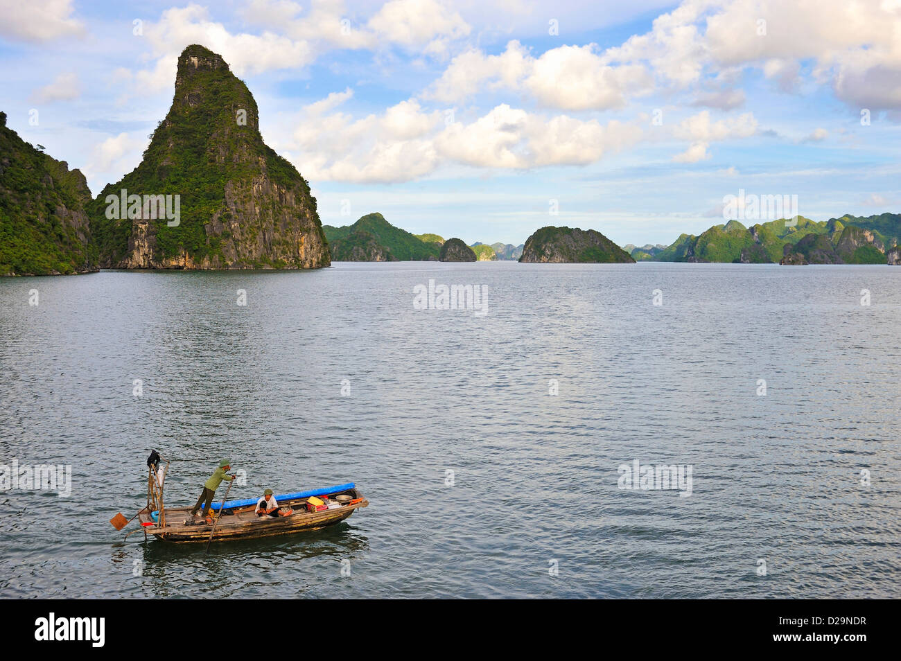 La baie d'Halong, Vietnam Banque D'Images