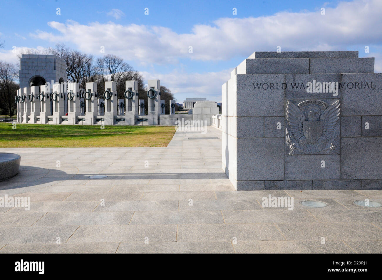 World War II Memorial. Washington, D.C. Banque D'Images