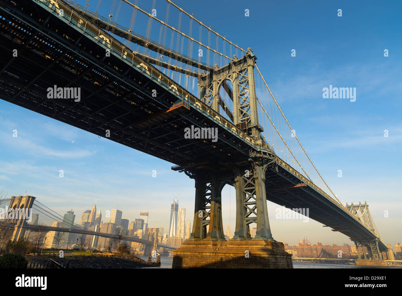 Pont de Manhattan, New York City, USA Banque D'Images