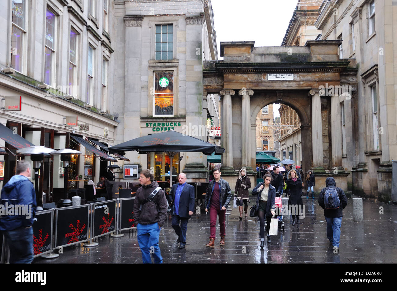 Royal exchange square Banque de photographies et d’images à haute