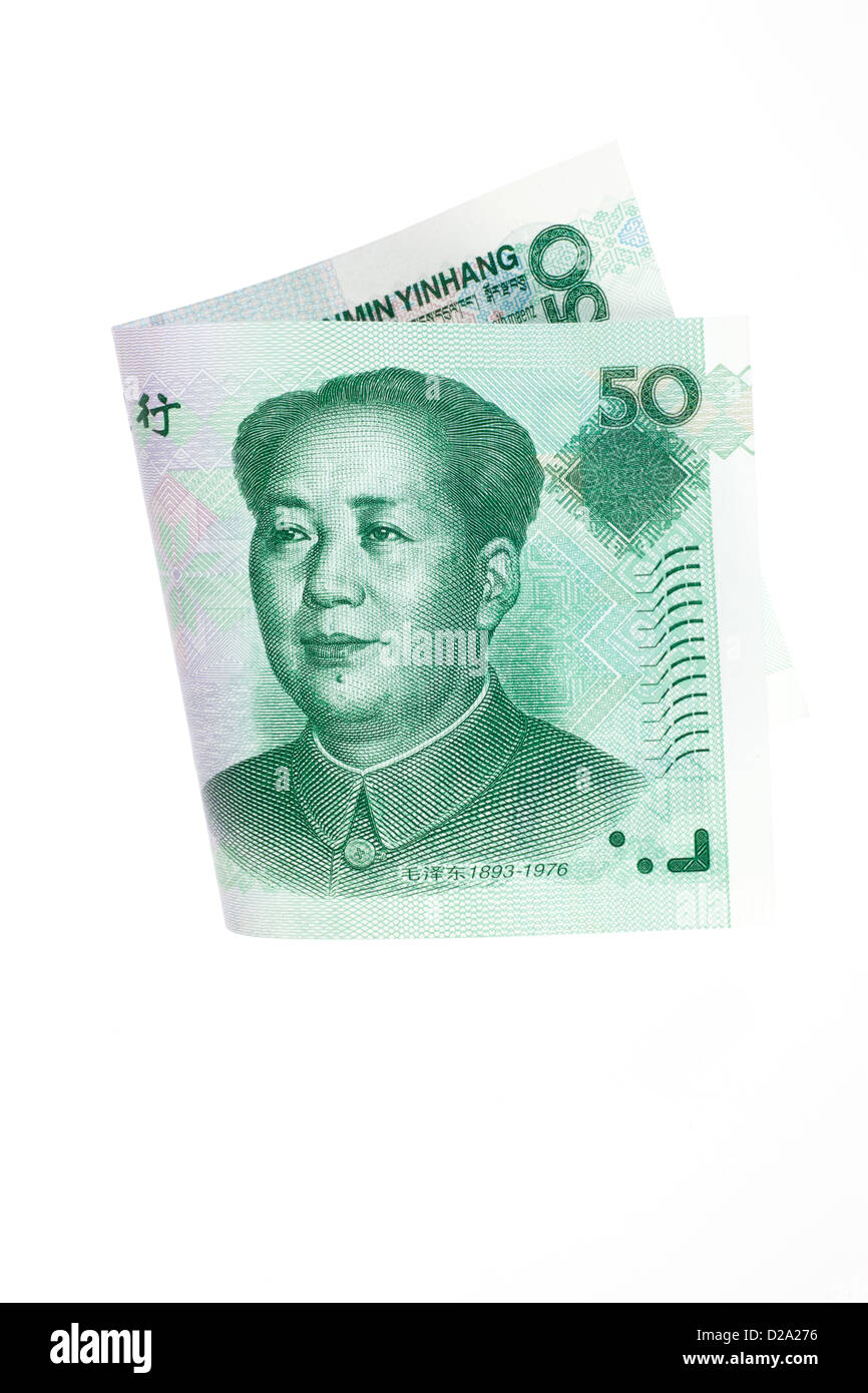 Berlin, Allemagne, 50 yuan chinois Banque D'Images