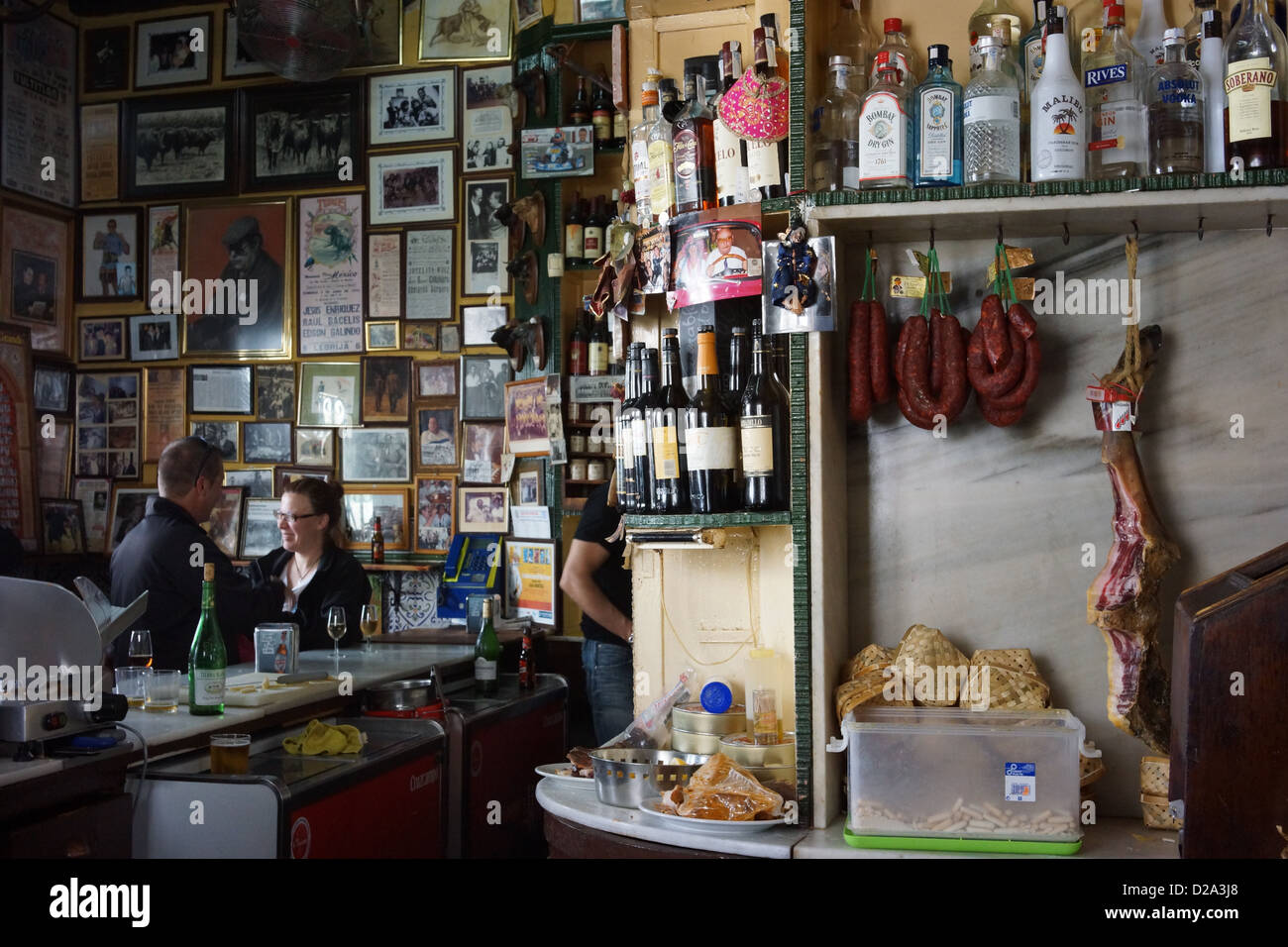 Casa manteca cadiz andalousie espagne tapa bar Banque D'Images