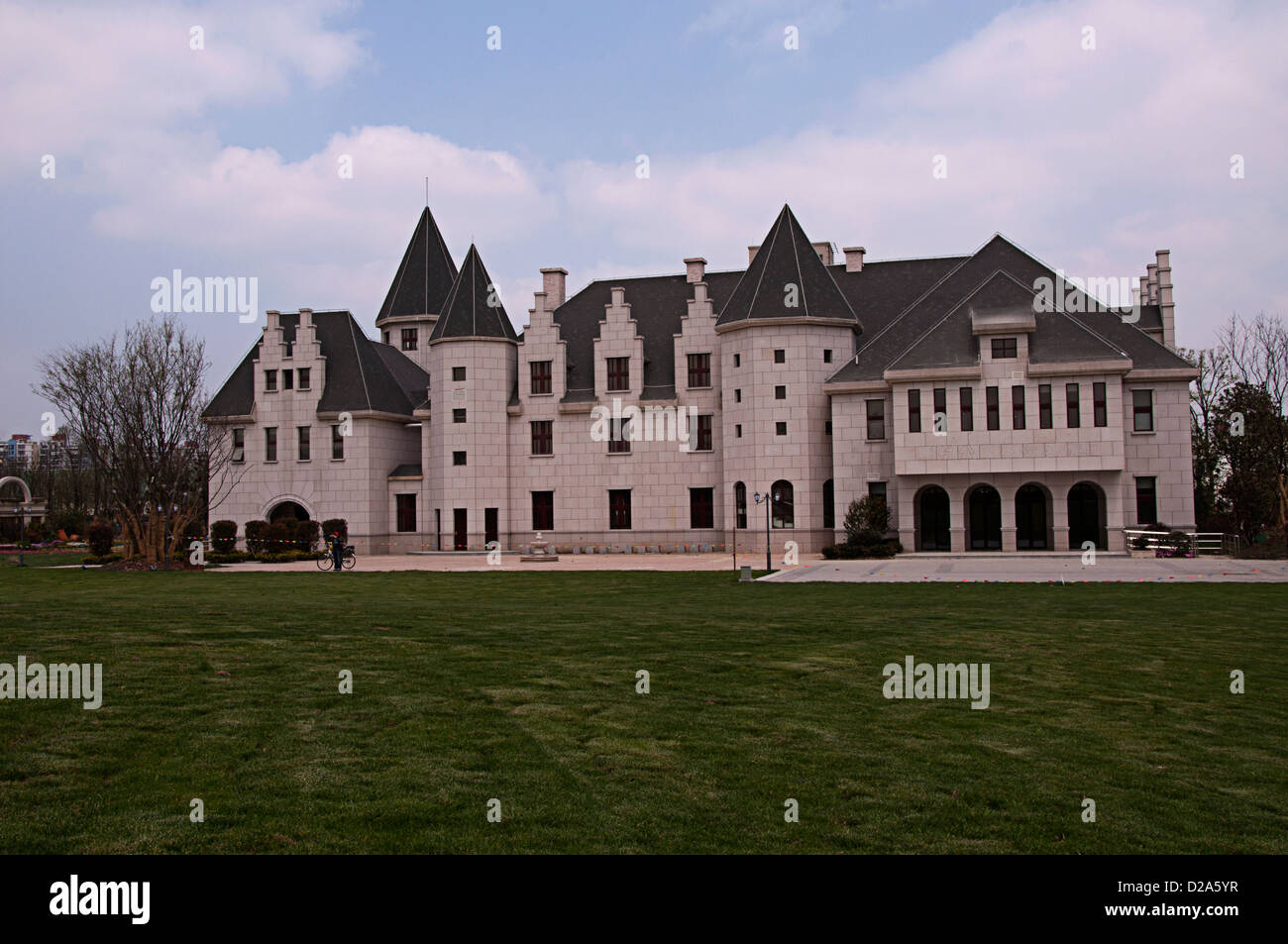 Cherry ,Gu Village Park, Baoshan District, Shanghai, Chine. Banque D'Images