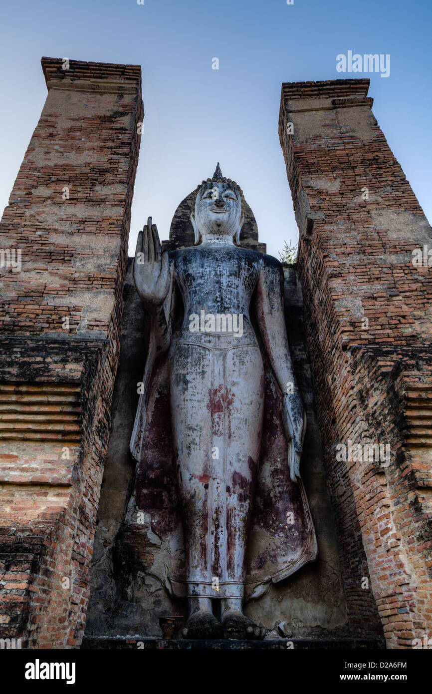 Wat Mahathat, Sukhothai Banque D'Images