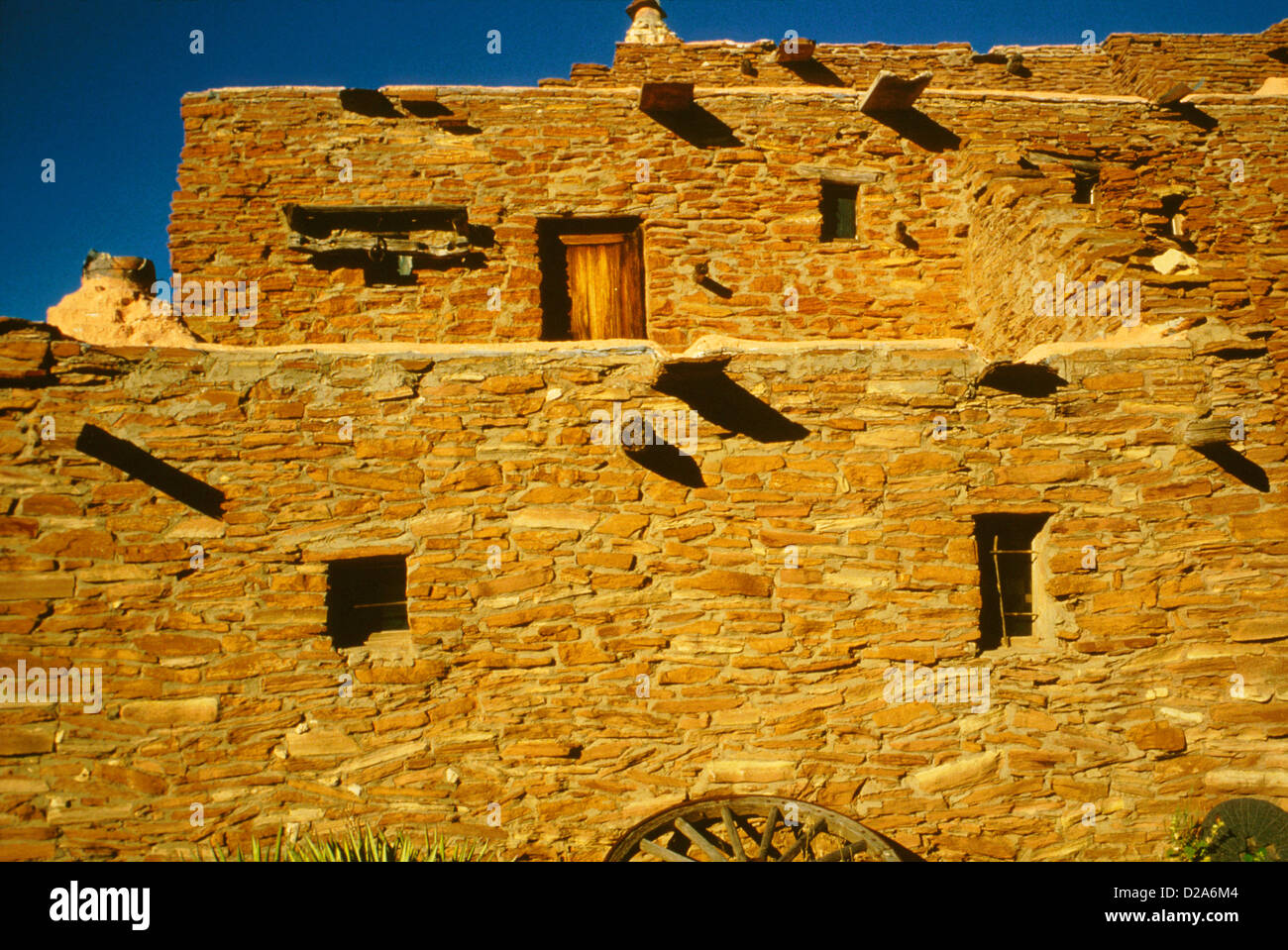 Arizona, Grand Canyon. Maison Hopi. Architecte : Mary Colter Banque D'Images