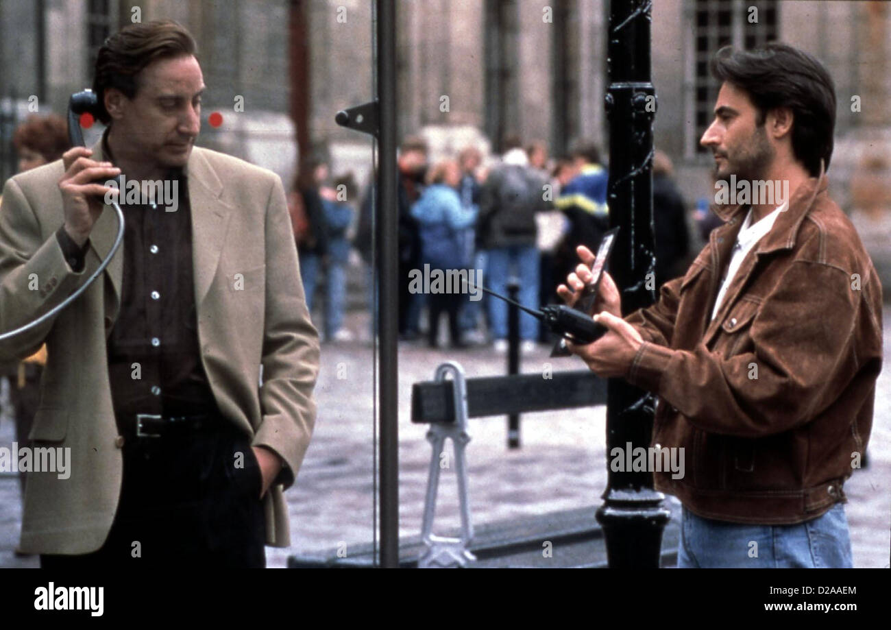 Pepe Carvalho : Der Tote Manager La solitude du Manager, la Pepe Carvalho (Juanjo Puigcorbe, l) *** légende locale *** 1998 -- Banque D'Images