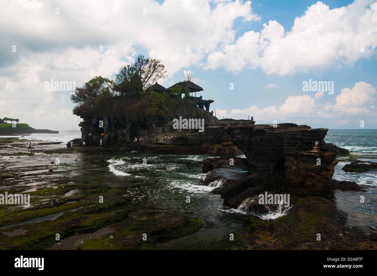 Pura Tanah Lot - temple hindou sur Bali, Indonésie Banque D'Images