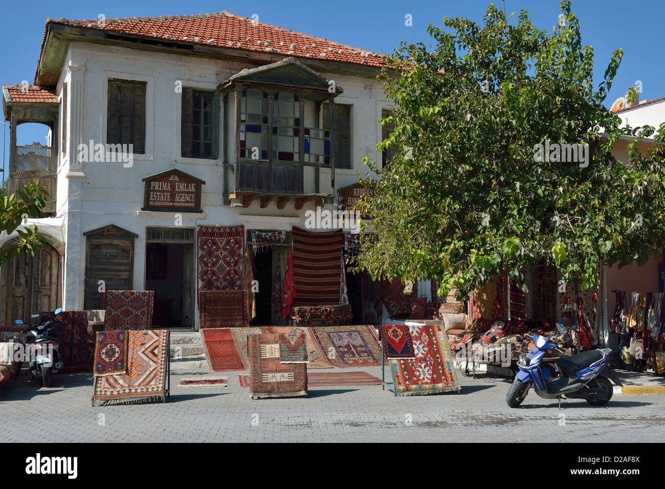 Kas Turquie une ville de villégiature sur la côte Méditerranéenne Banque D'Images