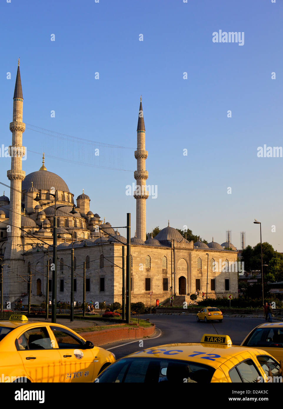 La Yeni Camii, ou nouvelle mosquée, à Istanbul, Turquie, en Eurasie Banque D'Images