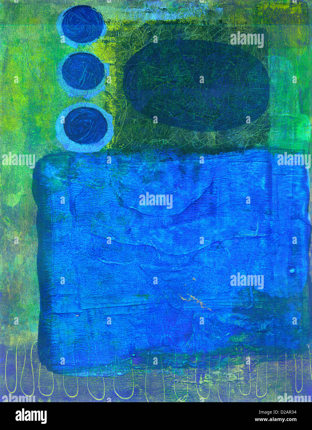 La peinture abstraite Banque D'Images