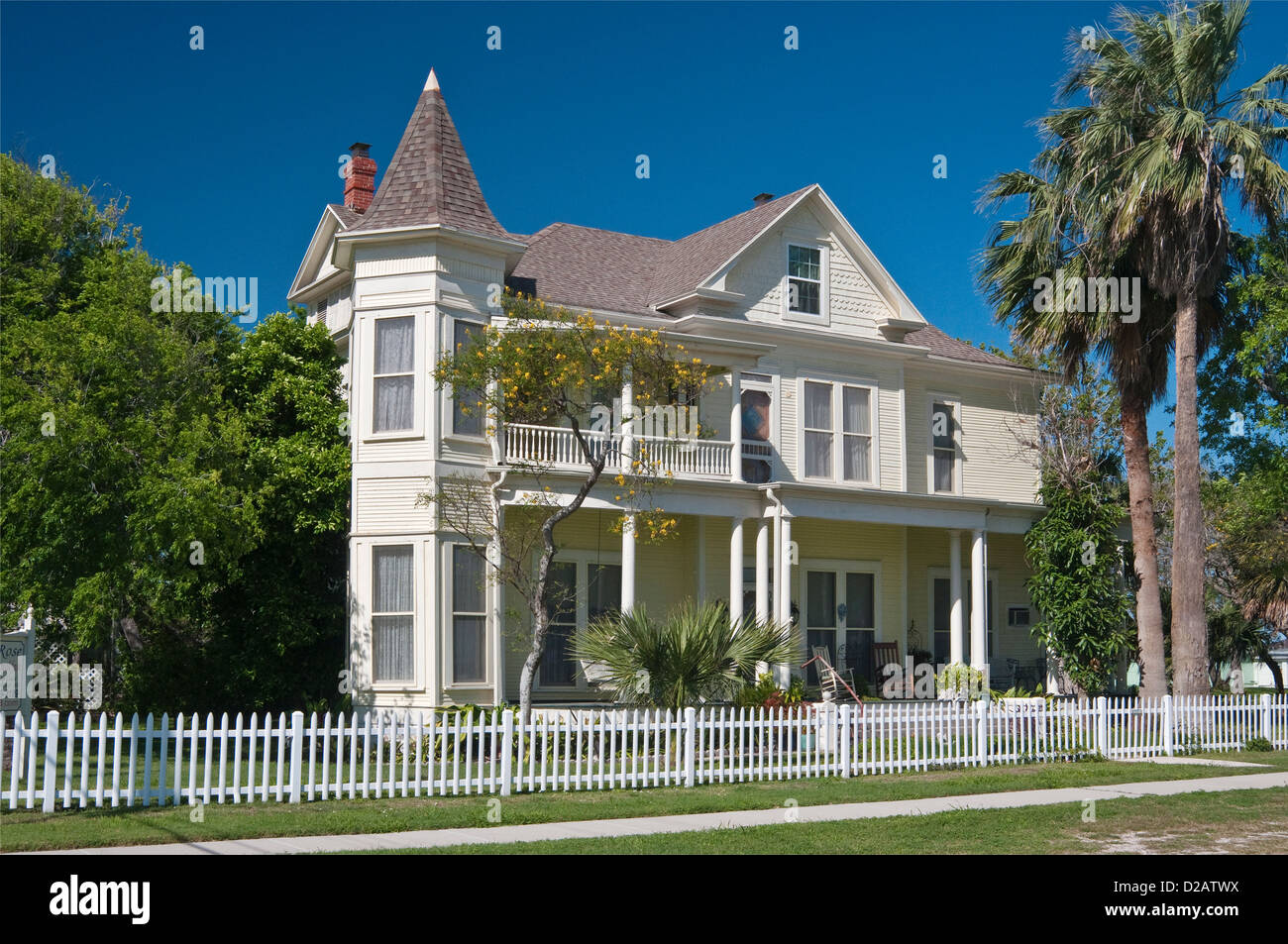 Angel Rose Bed & Breakfast dans la région de Rockport, la Côte du Golfe, Texas, États-Unis Banque D'Images