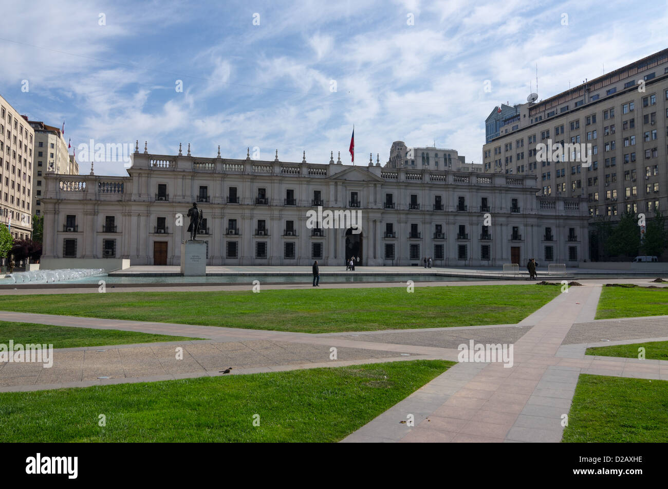La Moneda, Santiago de Chile, Chili Banque D'Images