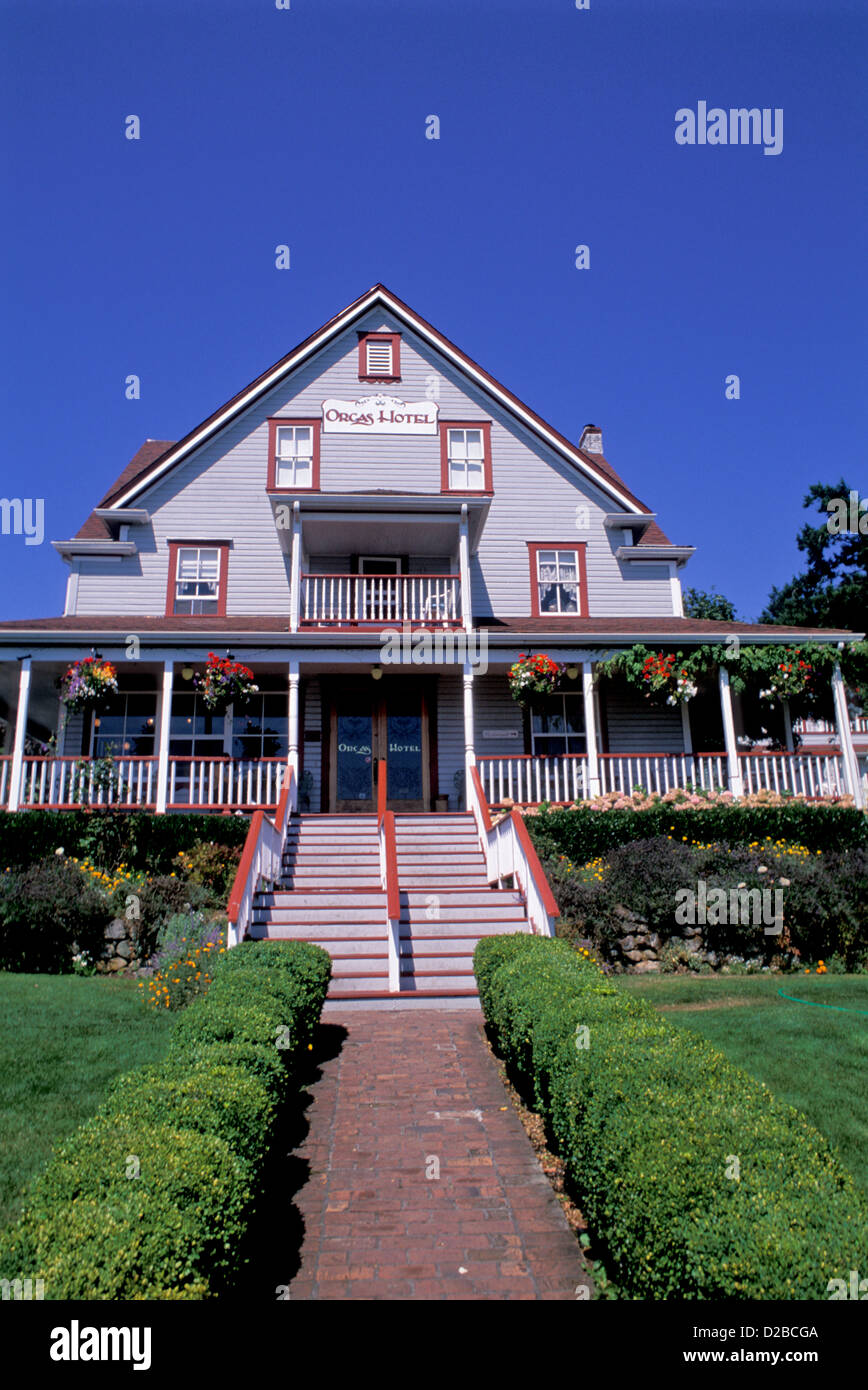 Washington, San Juan Islands. Orcas Island. Orcas Hotel Banque D'Images