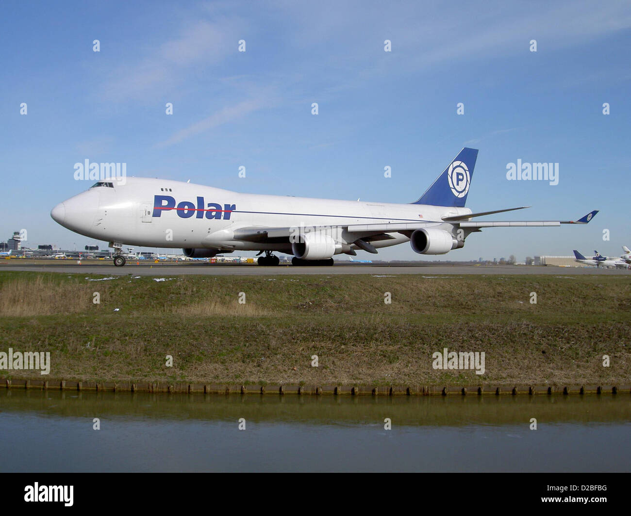 Boeing 747-46NF Polar Air Cargo N453PA Amsterdam Schiphol (AMS - EHAM), Banque D'Images